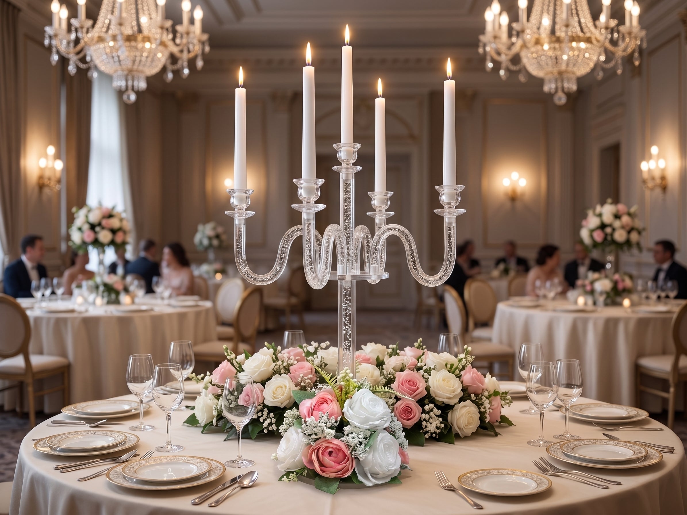 PACKS CHANDELIER (CHANDALIER + BOUQUET + BOUGIES)